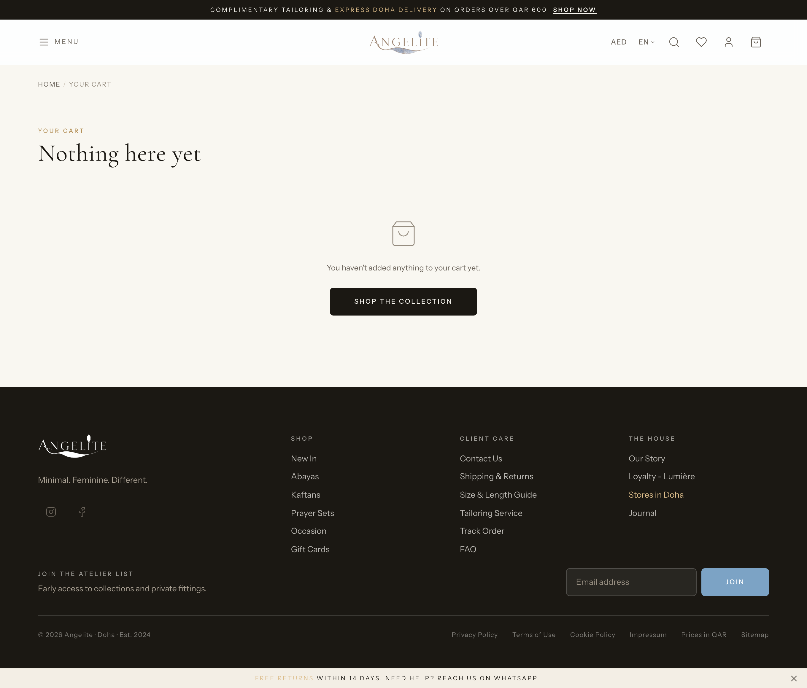 Storefront checkout